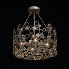 Plafonnier laiton neoclassic 4 ampoules 45 cm