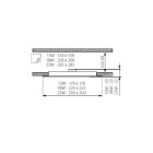 Plafonnier led 18 watt 225x225mm - Couleur eclairage - Blanc chaud 3000°K, Finition - Grise