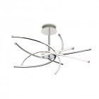 Plafonnier led caprice, chrome, 63 cm