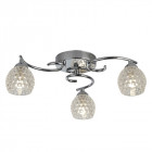 Plafonnier minnie, chrome, 3 ampoules
