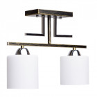 Plafonnier noir megapolis 2 ampoules 31 cm