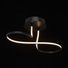 Plafonnier noir techno   19 cm