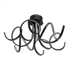 Plafonnier noir techno   34 cm