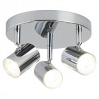 Plafonnier rollo, chrome, 3 ampoules
