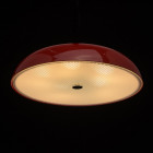 Plafonnier rouge megapolis 5 ampoules 13 cm