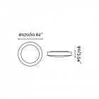 Plafonnier salle de bains blanc logos 1 ampoule