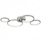 Plafonnier solexa, chrome, 4 ampoules