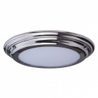 Plafonnier welland, chrome poli, verre opale, module led, ip44