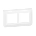 Plaque de finition horizontale spéciale rénovation mosaic pour 2x2 modules blanc (078864l)