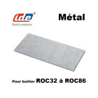 Plaque métallique pour boitier polyester roc 310x310mm - roc44