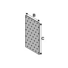Plaque perforée 80x200x2.0 ALSAFIX PP080200