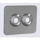 Plaque de finition double - HYDROFIX 50mm - 18102