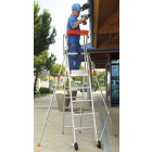 Plateformes de travail repliables en aluminium FIMM - Nombre de marches au choix