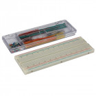 Platine D'Expérimentation Sans Soudure - 830 Points De Connexion + Fils De Raccordement - 140 Pcs