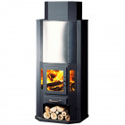 Poêle à bois diplomat 11 inox 14kw - 18kw type cheminée Poêle à bois diplomat 11 inox 14kw - 18kw type cheminée