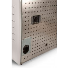 Poêle à granulés canalisable compact de couloir phoenix 9,4kw rouge impér