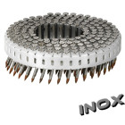 Pointes 16° - 2.8x35 mm - Annelées Inox en rouleaux plats PVC - Carton de 8400 clous - ARCA - SPRS2835AITP7