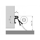 Plinthe automatique PORT-O-MAT3 ELTON - 93 cm - Aluminium - 1906003