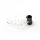 Porte savon transparent pour barre de douche diamètre 18 mm