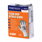 Gant vending flexo grip nitrile Blanc- Gris - va310 - Couleur au choix