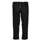 Portwest - pantalons de protection contre la chaleur bizweld - noir - 3xl