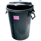 Poubelle de jardin 100l avec couvercle