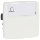 Poussoir 6a porte étiquette appareillage saillie composable blanc (086109)