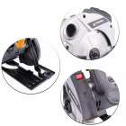 Scie circulaire à bois avec laser 2250 w 2 disques 185 mm 24/40 dents