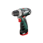 Perceuse visseuse METABO Powermaxx BS Basic 12V - 2 batteries 2.0 Ah + chargeur + coffret - 600984500
