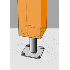 Pieds de poteau fixes dimensions au choix