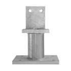 Pied de poteau avec platine