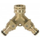 Nez de robinet laiton a double circuits copie, pra-rlb-4208