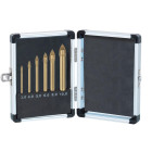 Lot 6 Forets a ailettes plaques titane Ribimex - PRFEVCX6-VB