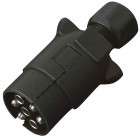 Prise remorque pvc mâle 7 plots 12v