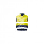 Gilet polaire haute visibilité siegfried, jaune/marine - Taille au choix