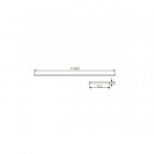 Profilé aluminium rectangulaire ruban led - 12,2mm - couleur - alu, taille - 1000mm