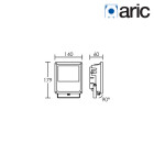 Projecteur d'extérieur à LED Aric Twister Led 12W