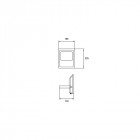 Projecteur de jardin advance green led 130 cm 1 ampoule