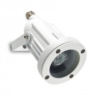Projecteur helio, aluminium et verre, blanc