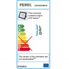Projecteur plat noir 30w à led