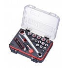 Coffret 37 douilles 1/4 et embouts promac - b-37