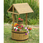 Puits en bois de pin 125 x 62 cm