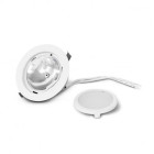 Support rond pour g4 blanc ø75 mm
