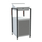 Pupitre avec caisson écritoire 1 bloc porte à roulettes 150 kg - 820005970