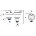 Purgeur miniluft compact avec clapet m3/8 - rbm : 07910340