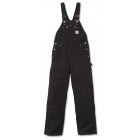 Salopette de travail traditionnelle toile coton noir W32/L32 CARHARTT S1R01BLK3232