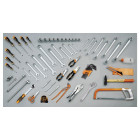Caisse à outils 5 cases métal C20L+ 68 Outils Beta 021200121