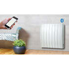 Radiateur à inertie rc5w+s/c en fonte d'aluminium avec bluetooth 800w couleur blanc