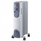 Radiateur bain d'huile 1500w niklas 230v 3 puissances de chauffe - thermostat - corps metal verni
