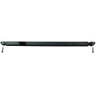 Rail de 42 cm en aluminium avec embouts pour motorisation de volet battant - noir